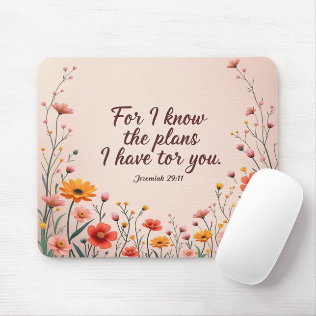 Mousepad Bíblia Inspiracional Versa/Escritura (Com mouse)