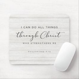 Mousepad Bíblia Verse Philippians 4:13 Posso Fazer Todas As