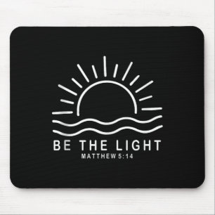 Mousepad Bíblia Verse Seja O Inspir De Jesus Mateus 5 14