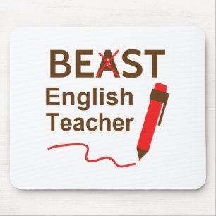 Mousepad Bicho Engraçado ou Melhor Professor de Inglês