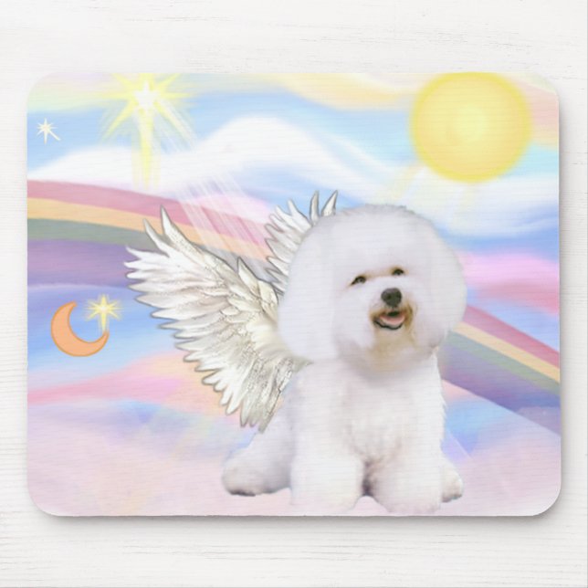 Mousepad Bichon Frise Angel (Frente)