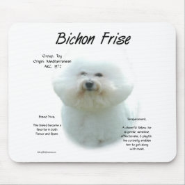 Mousepad Bichon Frise History; Tudo Sobre Bichon Frise