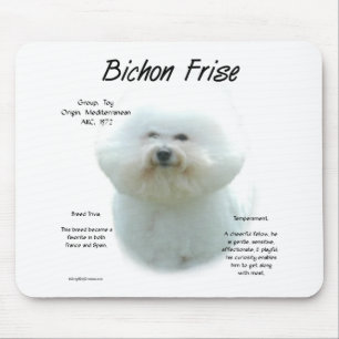Mousepad Bichon Frise History; Tudo Sobre Bichon Frise