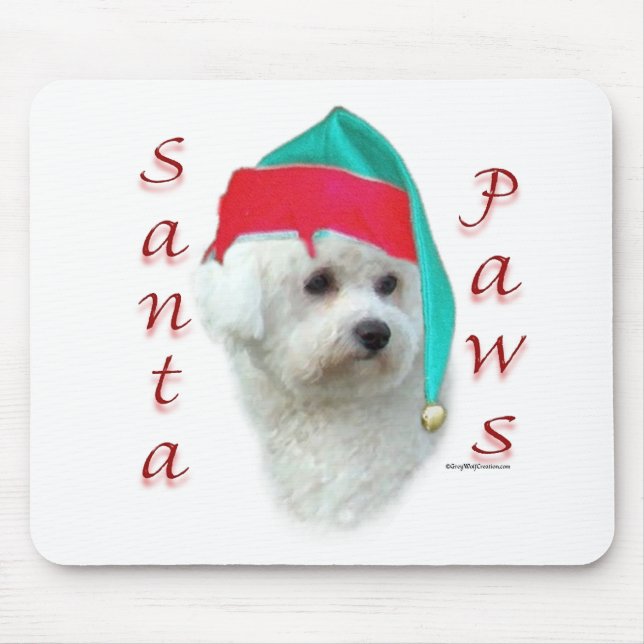 Mousepad Bichon Frise Papais noeis Paws (Frente)