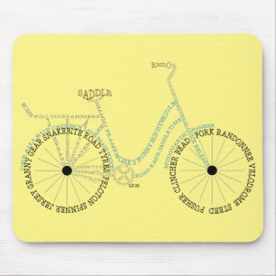 Mousepad Bicicleta Bicicleta Bicicleta Bicicletando Bicicle