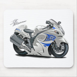 Mousepad Bicicleta Branco-Azul de Hayabusa