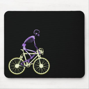 MOUSEPAD BICICLETA DE ESQUELETO DA EQUITAÇÃO DO RAIO X -