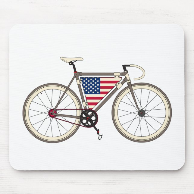 Mousepad Bicicleta do amor, amor América (Frente)
