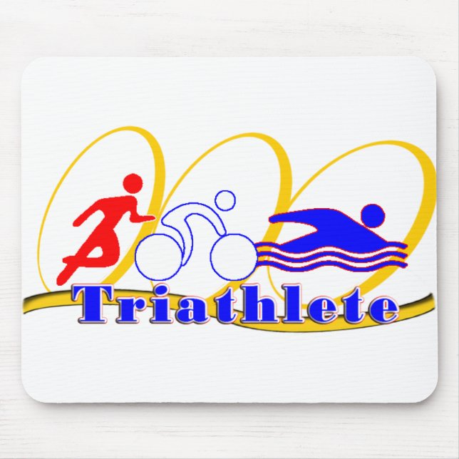 Mousepad BICICLETA do FUNCIONAMENTO da NATAÇÃO de (Frente)