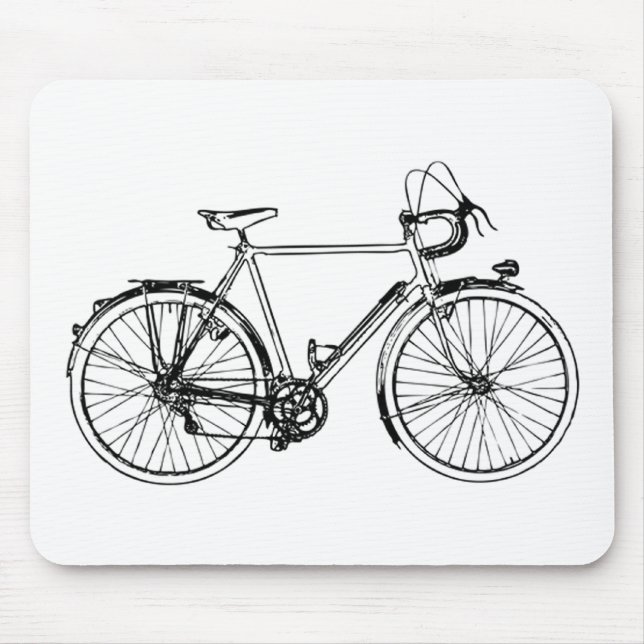 Mousepad Bicicleta do vintage (Frente)