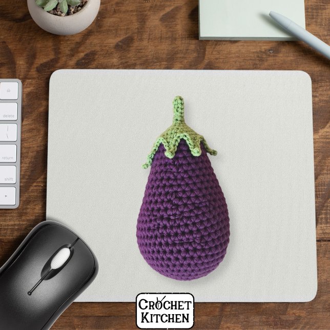 Mousepad Bicicleta Mínima de Crochet Purple (Criador carregado)