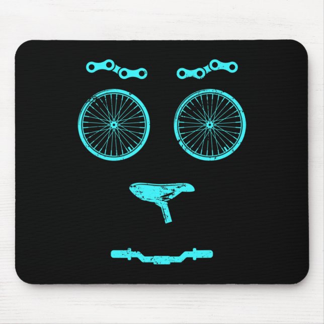 Mousepad Bicicleta Mountain Bike Presente de Ciclista Bicic (Frente)