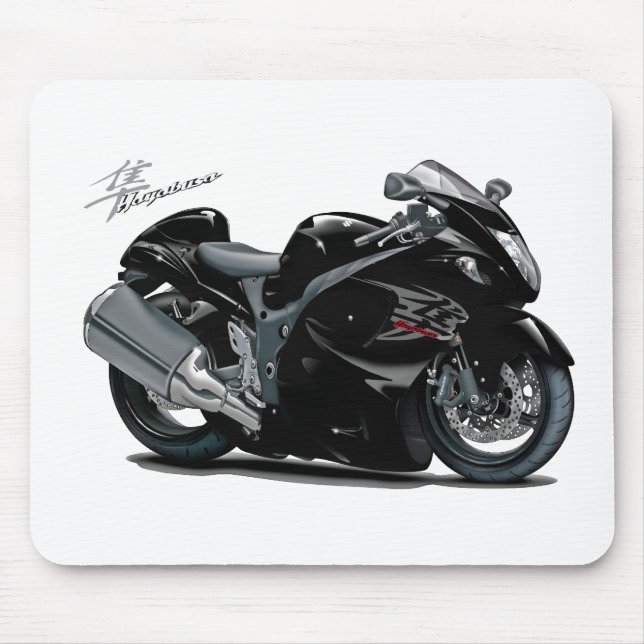 Mousepad Bicicleta preta de Hayabusa (Frente)