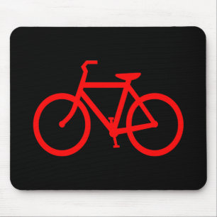 Mousepad Bicicleta Vermelha