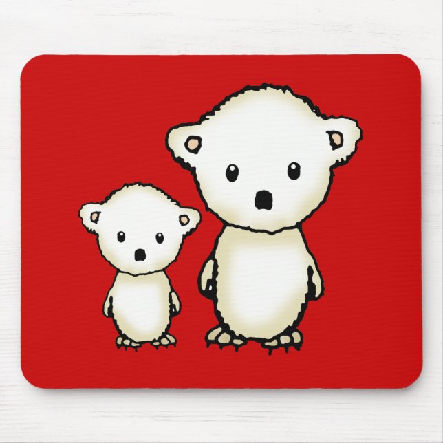 Mousepad Bico-Urso Polar Cugado (Frente)