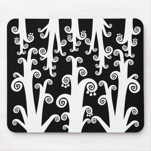 Mousepad Bicos Gêmeos - Preto (Frente)