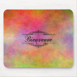 Mousepad Bienvenue colorido