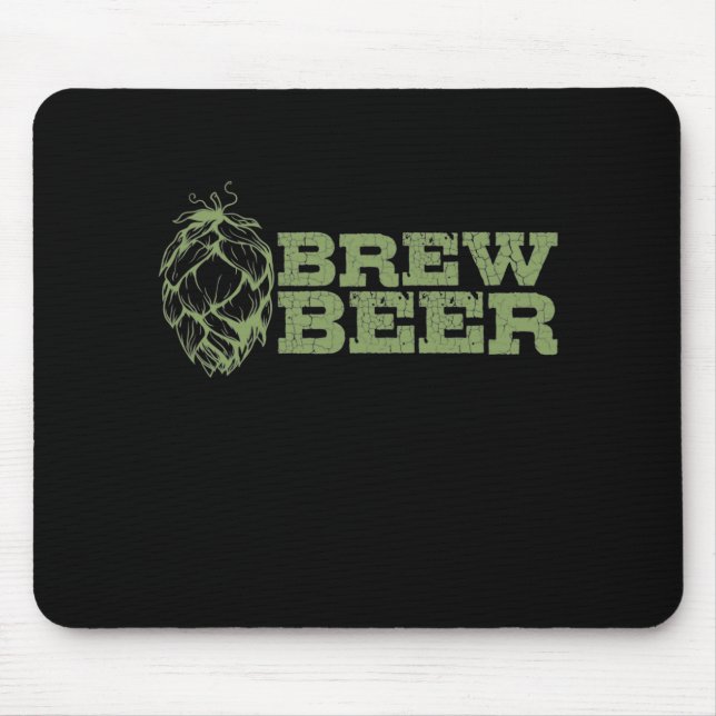 Mousepad Bier Hopfen und Malz Bierbrauen (Frente)