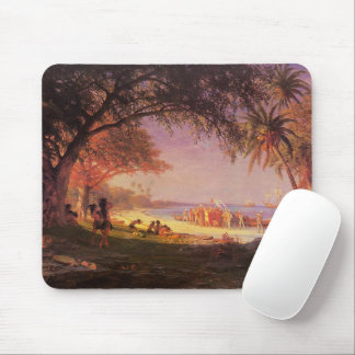 Mousepad Bierstadt Albert, O Desembarque de Colombo