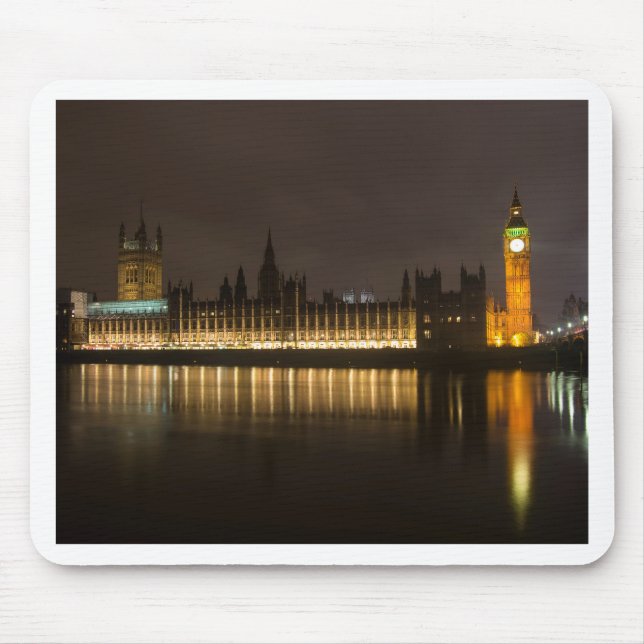 Mousepad Big ben à noite (Frente)