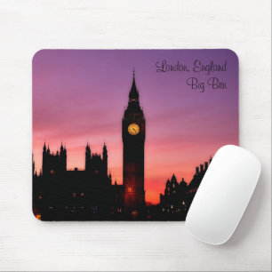 Mousepad Big Ben Clock Tower London Inglaterra no Sunset