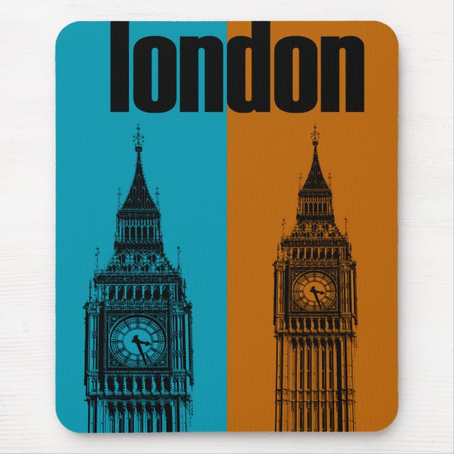 Mousepad Big Ben em Londres (Frente)