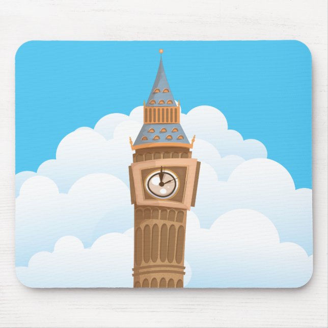 Mousepad Big Ben Westminster Clock Tower (Frente)
