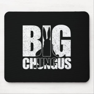 Mousepad Big Chungus Memória Retro Vintage Vídeo Viciado