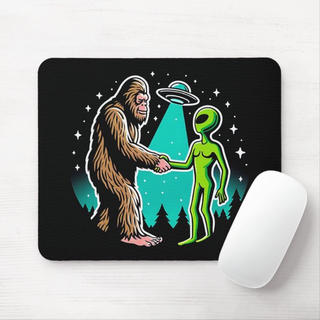 Mousepad Bigfoot responde à Alienígena (Com mouse)