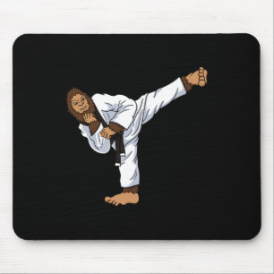 Mousepad Bigfoot Sasquatch Karatê Taekwondo Kickboxing Kara