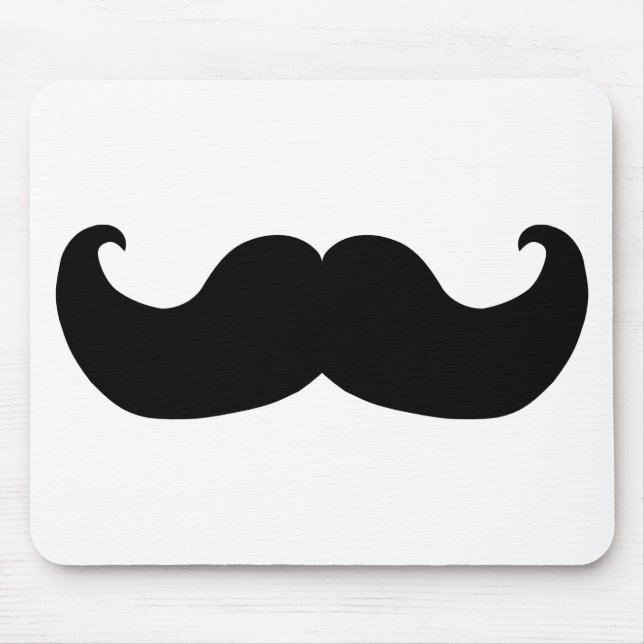 Mousepad Bigode preto (Frente)