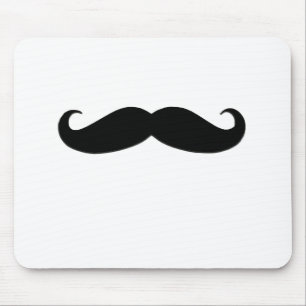 Mousepad Bigode preto ou Moustache preto para presentes do