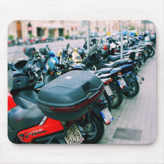 Mousepad Bikers Row Barcelona (Frente)