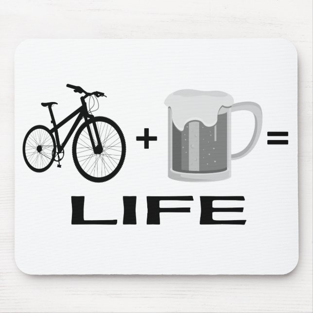 Mousepad Bikes & Beer! (Frente)