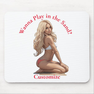 Mousepad Bikini Beach Girl Thunder_Cove