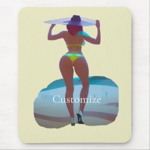 Mousepad Bikini Booty Beach Girl Thunder_Cove