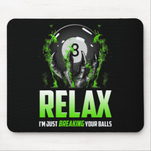 Mousepad Biliardes Engraçados Design 8 Ll Piscina Cue Stick