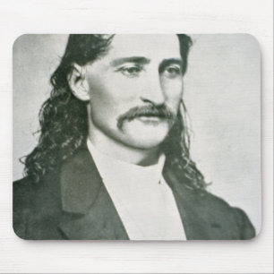 Mousepad "Bill selvagem" Hickok (foto de b/w)