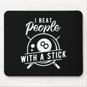 Mousepad Billiard Beat Pessoas Com Um Pau Engraçado Billiar