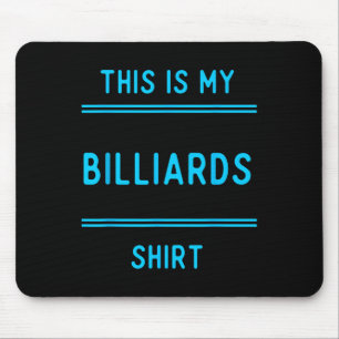 Mousepad Billiard Team T Shirts Gifts. Jogadores E Ventilad