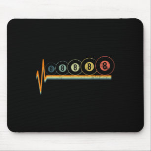 Mousepad Billiards Oito Vezes Retro