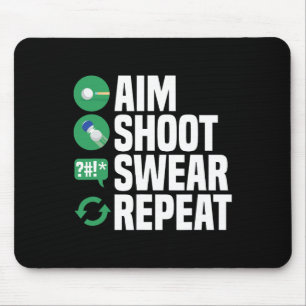 Mousepad Billiards Piscina Aim Shoot Jura Engraçado