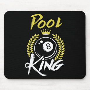 Mousepad Billiards Piscina Rei Shirt Engraçado Billiards Es