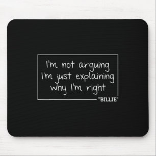Mousepad Billie Cote Engraçado Aniversário Dito Personaliza