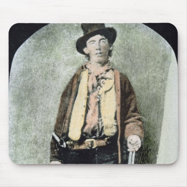 Mousepad Billy o miúdo (gravura colorida) (Frente)