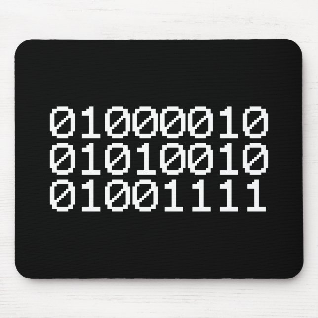 MOUSEPAD BINARY BRO (Frente)