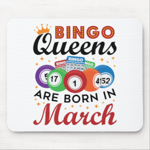 Mousepad Bingo Queens são Nasceres em março