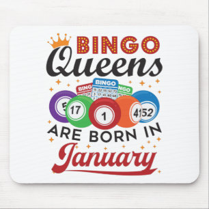 Mousepad Bingo Queens são Nasceres no aniversário de jane