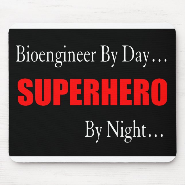 Mousepad Bioengineer do super-herói (Frente)