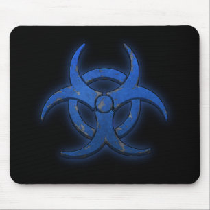 Mousepad Biohazard azul